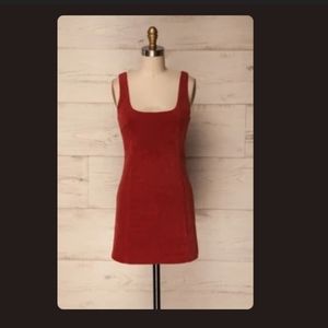 Skylar + Madison Red Corduroy dress NEW